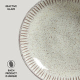 LINHAS SOUP PLATE STONEWARE Ø 8.86" PISTACHE