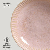 LINHAS SOUP PLATE STONEWARE Ø 8.86" LITCHI