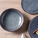 LINHAS SOUP PLATE STONEWARE Ø 8.86" TITANIUM
