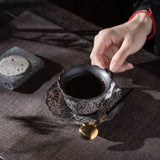 Nine-Tailed Silver Fox Coffee Cup & Saucer Set