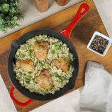 Crock-Pot Enamel Cast Iron Skillet