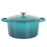 Crock Pot Artisan 7-Quart Round Enameled Cast Iron Dutch Oven