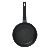 Oster Platinum Amberton 10 Piece Cast Aluminum Pots and Pans PFA Free Ceramic Non stick Cookware Set - Blue