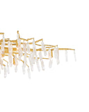 Forest Light Gold Semi-Flush Mount