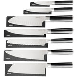 Babish High-Carbon 1.4116 German Steel 14 Piece Full Tang Forged Knife Set W/ Sheaths
