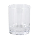 Babish 4 Piece 14 OZ DOF Old Fashioned Drinking and Whiskey Glass - Etched Handmade Clear Glass