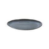 Gibson Elite Sandy Pines 3 Piece Oval Platter Set, 15.7”, 13.75” & 12” Stoneware Serving Platters, Reactive Glaze Finish, Microwave & Dishwasher Safe