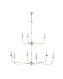 Nottaway Two-Tier Champagne Chandelier