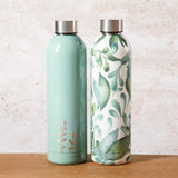 Bloomhouse Lush Forest 2 Pack 25 OZ Insulated Stianless Steel Water Bottle & Thermal