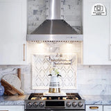 ZLINE 36" Designer Series Stainless Island Range Hood, KB2i-4SSXS-36