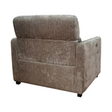 Modern Shelter Back Power Recliner, Beige*
