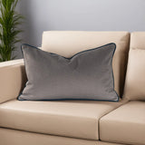 Qivuit Gray 14x22 Down Filled Pillow