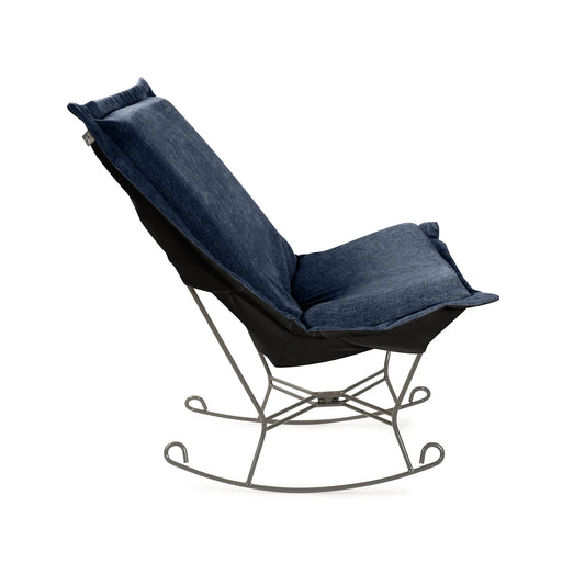 Komodo Navy Puff Rocker and Frame
