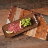RECTANGULAR PLATTER MEDIUM ORGANIC STONEWARE Ø 12.99x5.12" DIJON