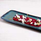 RECTANGULAR PLATTER MEDIUM ORGANIC STONEWARE Ø 12.99x5.12" OCEANO