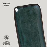 RECTANGULAR PLATTER MEDIUM ORGANIC STONEWARE Ø 12.99x5.12" OCEANO