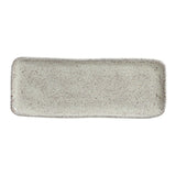 RECTANGULAR PLATTER MEDIUM ORGANIC STONEWARE Ø 12.99x5.12" PISTACHE