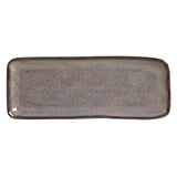 RECTANGULAR PLATTER MEDIUM ORGANIC STONEWARE Ø 12.99x5.12" TOURMALINE