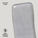 RECTANGULAR PLATTER MEDIUM ORGANIC STONEWARE Ø 12.99x5.12" DUST