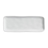 RECTANGULAR PLATTER MEDIUM ORGANIC STONEWARE Ø 12.99x5.12" NEW WHITE