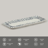 RECTANGULAR PLATTER MEDIUM ORGANIC STONEWARE Ø 12.99x5.12" ELEMENTO
