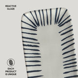 RECTANGULAR PLATTER MEDIUM ORGANIC STONEWARE Ø 12.99x5.12" ELEMENTO