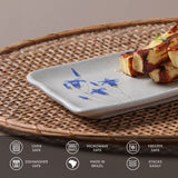 RECTANGULAR PLATTER MEDIUM ORGANIC STONEWARE Ø 12.99x5.12" CAMPESTRE