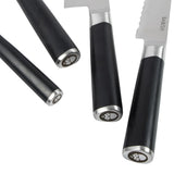 Babish 5 Piece 1.4116 German Steel Magnetic Knife Block Set