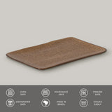 RECTANGULAR PLATTER MEDIUM JUTA Ø 10.63x6.3" DIJON
