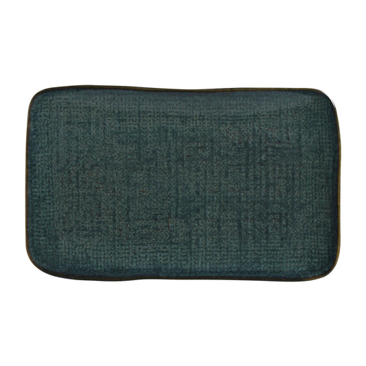 RECTANGULAR PLATTER MEDIUM JUTA Ø 10.63x6.3" OCEANO