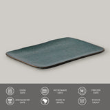 RECTANGULAR PLATTER MEDIUM JUTA Ø 10.63x6.3" OCEANO
