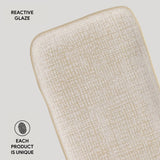 RECTANGULAR PLATTER MEDIUM JUTA Ø 10.63x6.3" LATTE