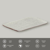 RECTANGULAR PLATTER MEDIUM JUTA Ø 10.63x6.3" PISTACHE