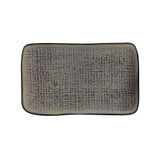 RECTANGULAR PLATTER MEDIUM JUTA Ø 10.63x6.3" TOURMALINE