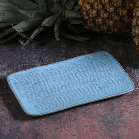 RECTANGULAR PLATTER MEDIUM JUTA Ø 10.63x6.3" BREEZE