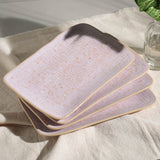 RECTANGULAR PLATTER MEDIUM JUTA Ø 10.63x6.3" LITCHI