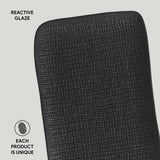 RECTANGULAR PLATTER MEDIUM JUTA Ø 10.63x6.3" MATTE BLACK
