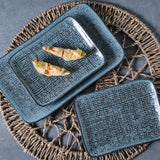 RECTANGULAR PLATTER MEDIUM JUTA Ø 10.63x6.3" NIGHT SKY