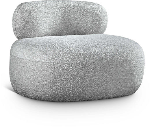 Venti Boucle Fabric Upholstered Living Room Chair