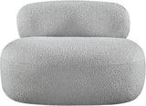 Venti Boucle Fabric Upholstered Living Room Chair