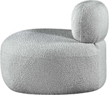Venti Boucle Fabric Upholstered Living Room Chair
