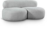 Venti Loveseat - Elegant Art Deco-Inspired Curved Design to Elevate Your Living Space Comfortably