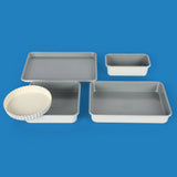 Sur La Table Kitchen Essentials Carbon Steel Bakeware Set w/ Premium PFA Free Grey Ceramic Nonstick