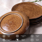 DESSERT PLATE ORGANIC STONEWARE Ø 7.68" DIJON