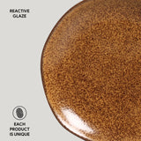 DESSERT PLATE ORGANIC STONEWARE Ø 7.68" DIJON