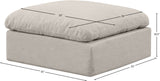 Indulge Fabric Upholstered Modular Ottoman
