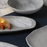 SHALLOW OVAL PLATTER LARGE ORGANIC STONEWARE Ø 14.17x5.12" SEIVA
