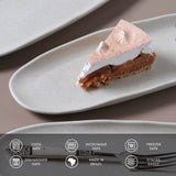 SHALLOW OVAL PLATTER LARGE ORGANIC STONEWARE Ø 14.17x5.12" CAMPESTRE