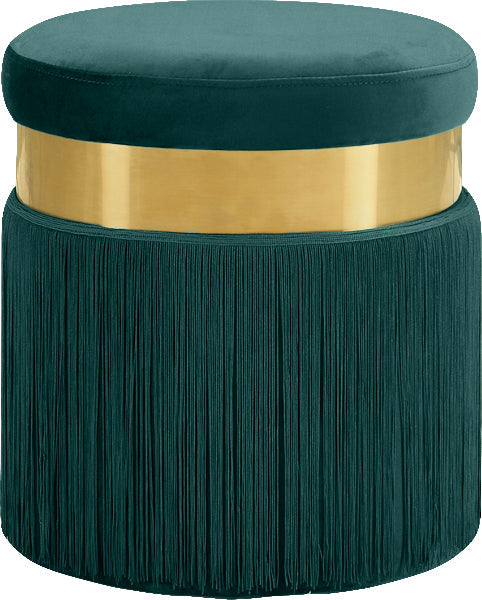 Yasmine Velvet Upholstered Stool