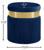 Yasmine Velvet Upholstered Stool